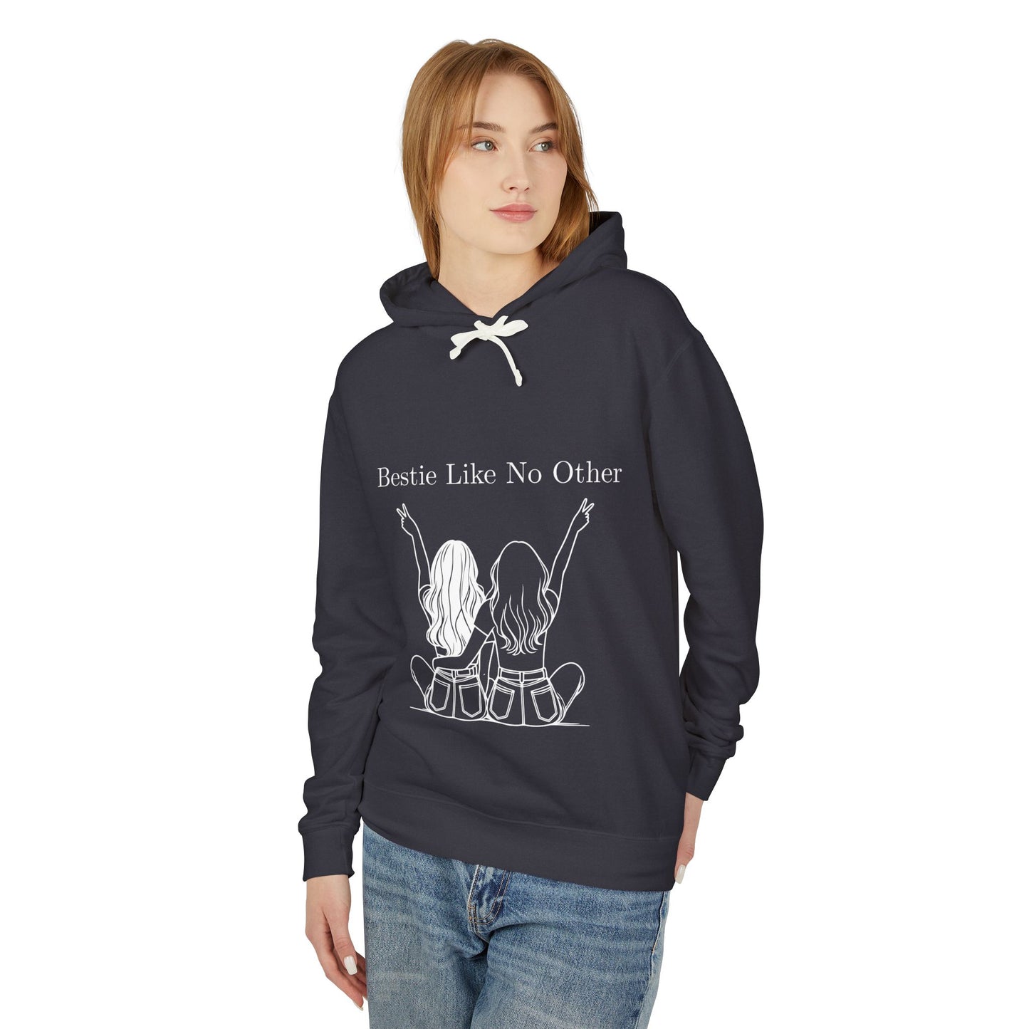 Besties Hoodie Lightweight Sweatshirt